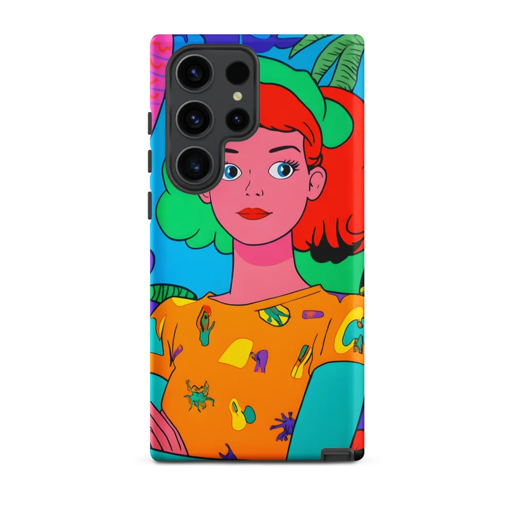 Tropical Vibes: A Playful Portrait