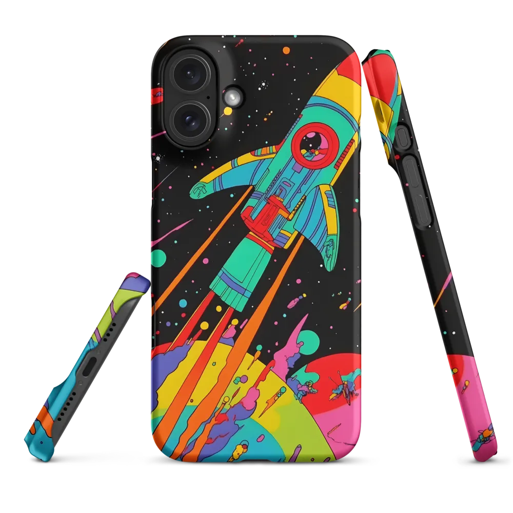 Cosmic Voyage: The Neon Lift-Off