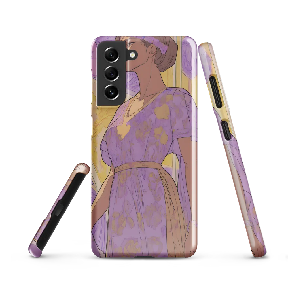 Elegance in Floral Harmony | Phone Case |  S21 | Snap Case | Glossy