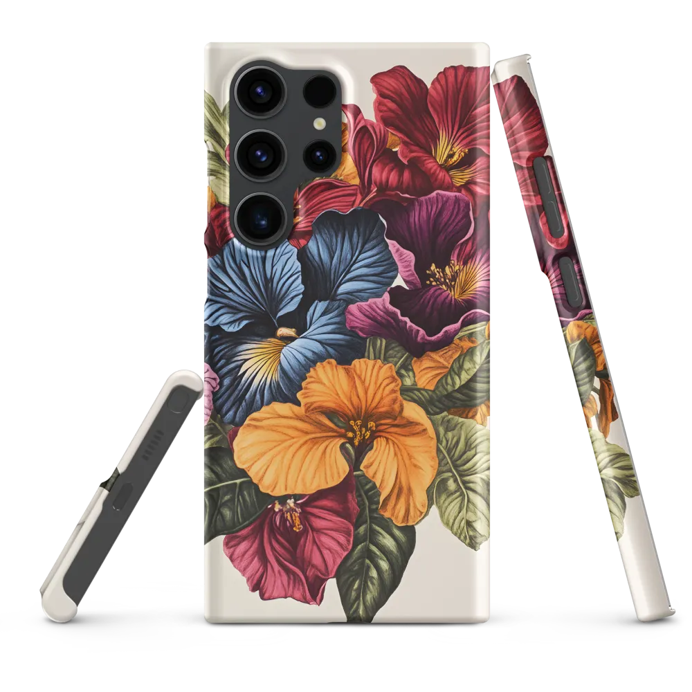 Floral Symphony in Color | Phone Case |  S23 Ultra | Snap Case | Matte