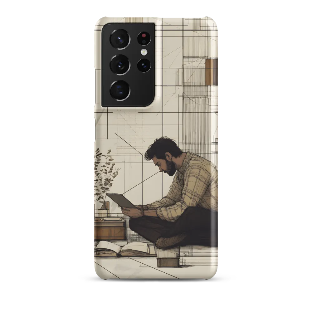 Quiet Reflections in Line | Phone Case |  S21 Ultra | Snap Case | Matte