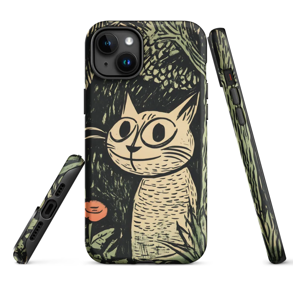 Whimsical Cat in the Forest
