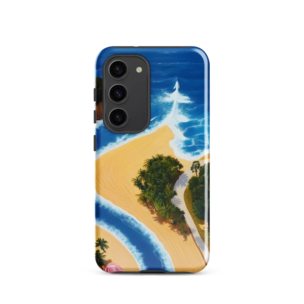 Tropical Serenity | Phone Case |  S23 | Tough Case | Glossy