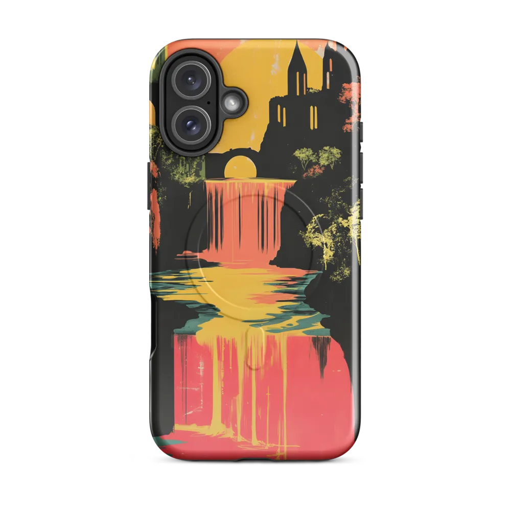 Elysian Echoes: A Surreal Reflections | Phone Case |  16 Plus | MagSafe® Tough Case | Glossy