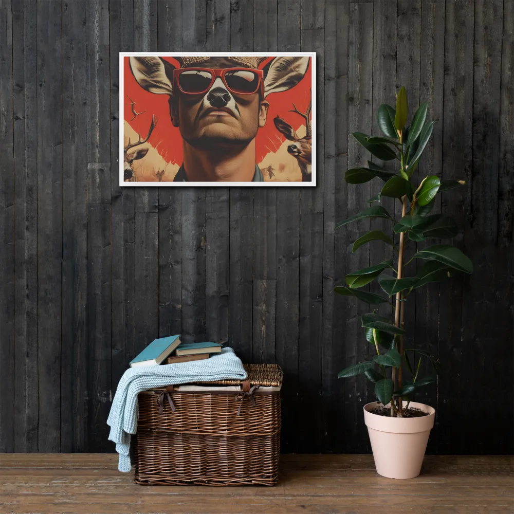 The Hunter's Spirit | Canvas with White Frame | 20″×30″