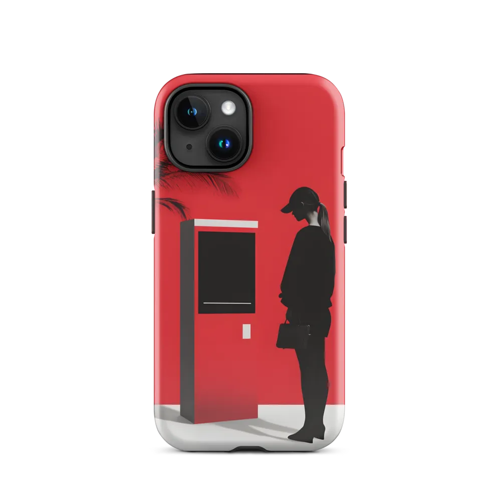 Contemplation in Red | Phone Case |  15 | Tough Case | Glossy