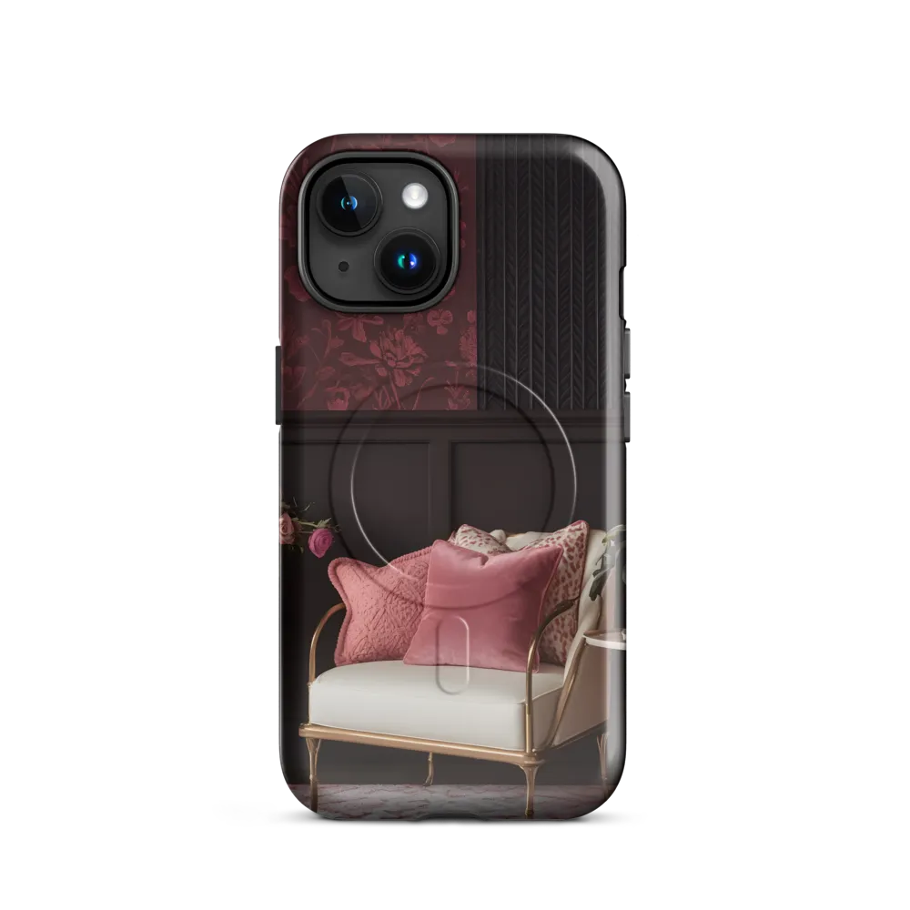 Elegance in Contrast: A Modern Interior Design | Phone Case |  15 | MagSafe® Tough Case | Glossy