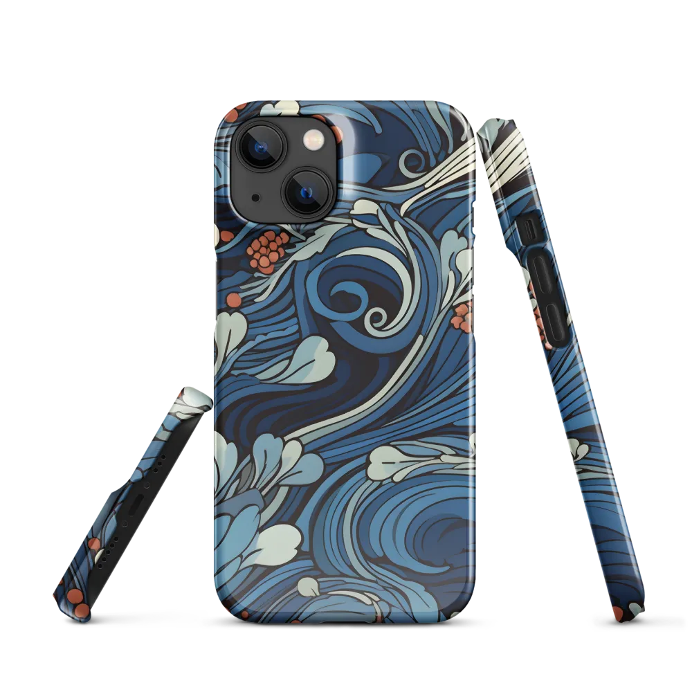 Nature's Elegance: An Oceanic Tapestry | Phone Case |  14 | Snap Case | Glossy