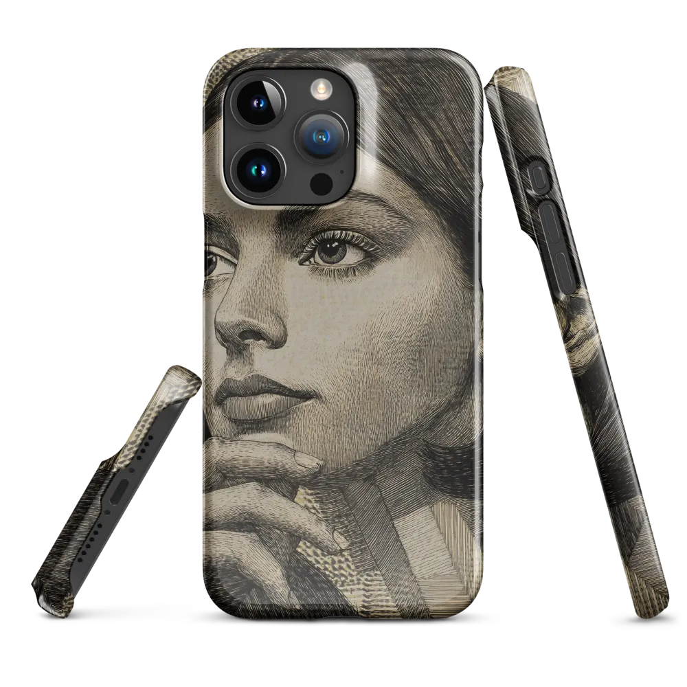 Contemplative Reflection | Phone Case |  15 Pro Max | Snap Case | Glossy