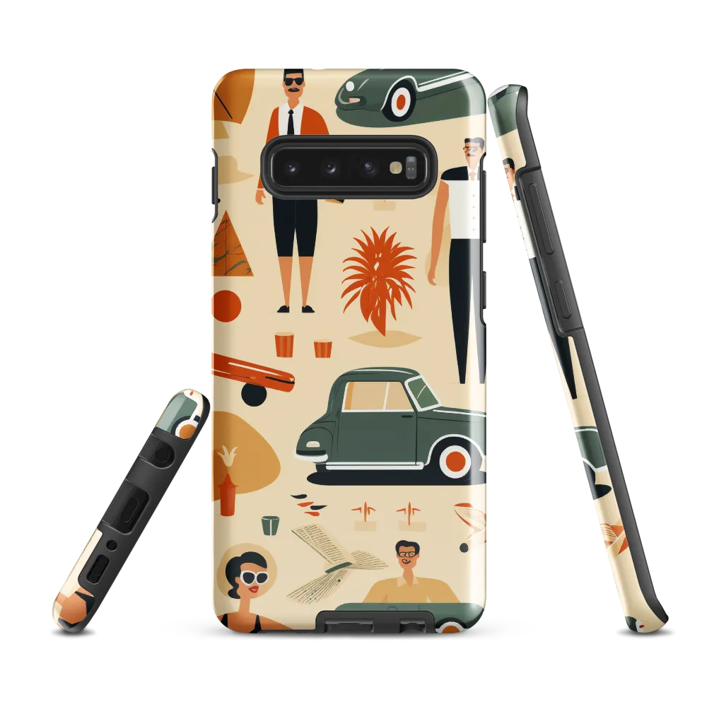 Retro Playfulness | Phone Case |  S10 Plus | Tough Case | Glossy