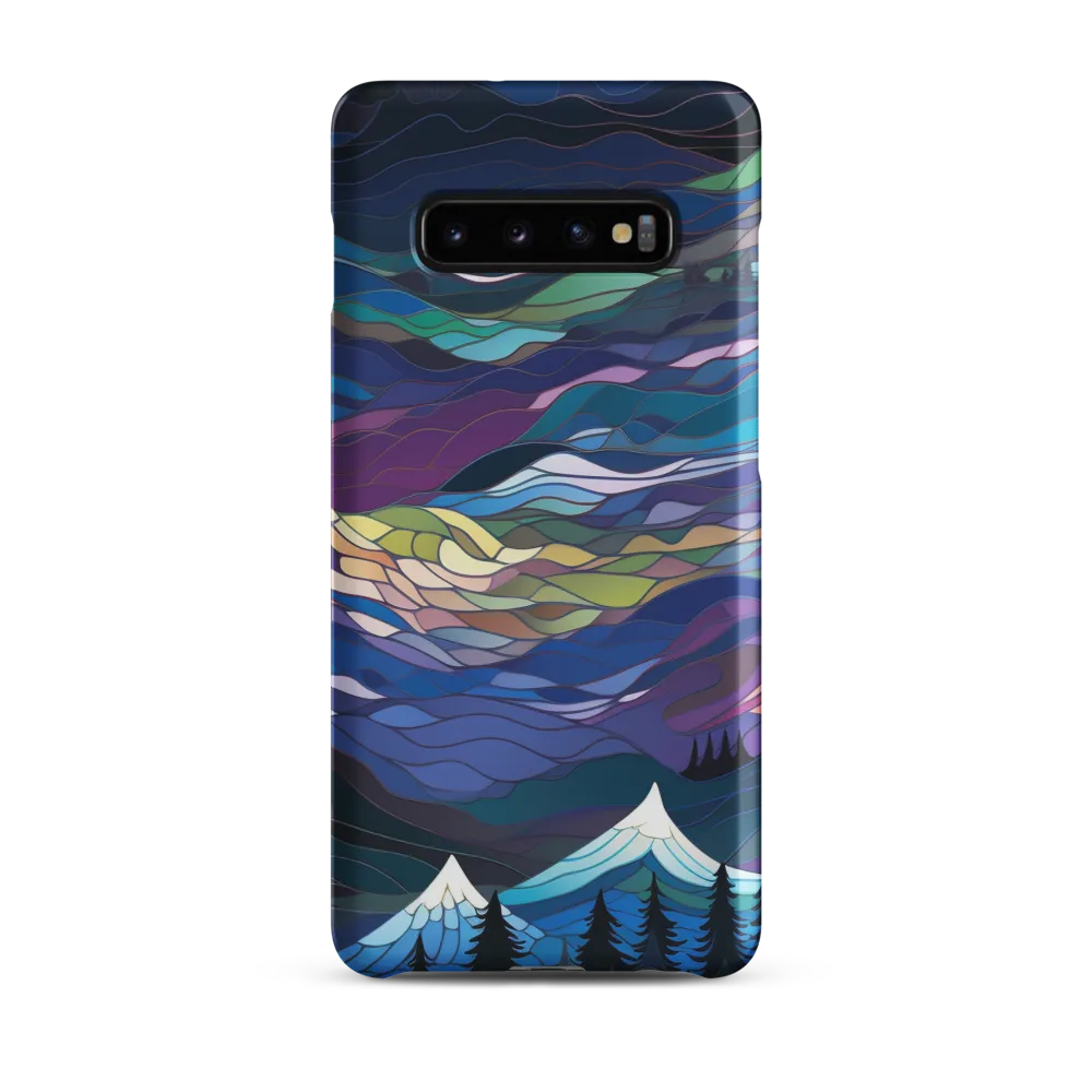 Twilight Peaks: An Abstract Mountain Landscape
