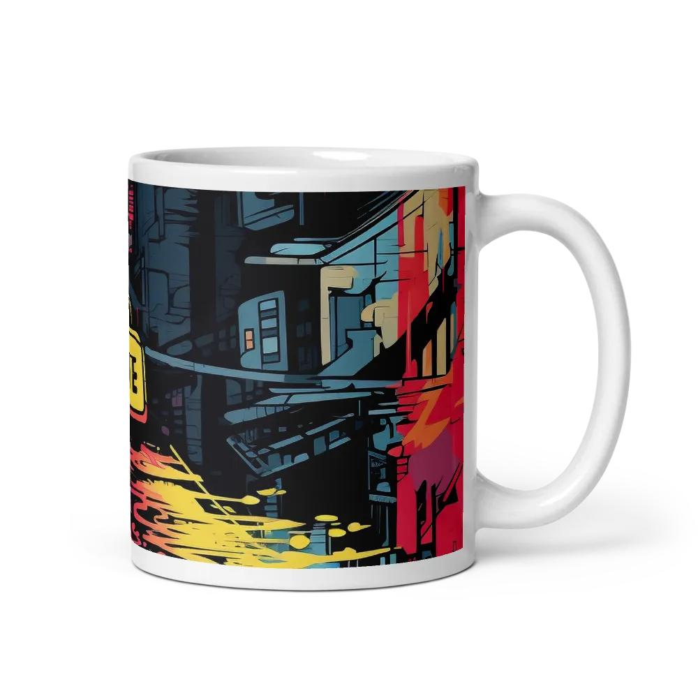 Citybeat: A Neon Dreamscape | Mug with White inside | 11 oz