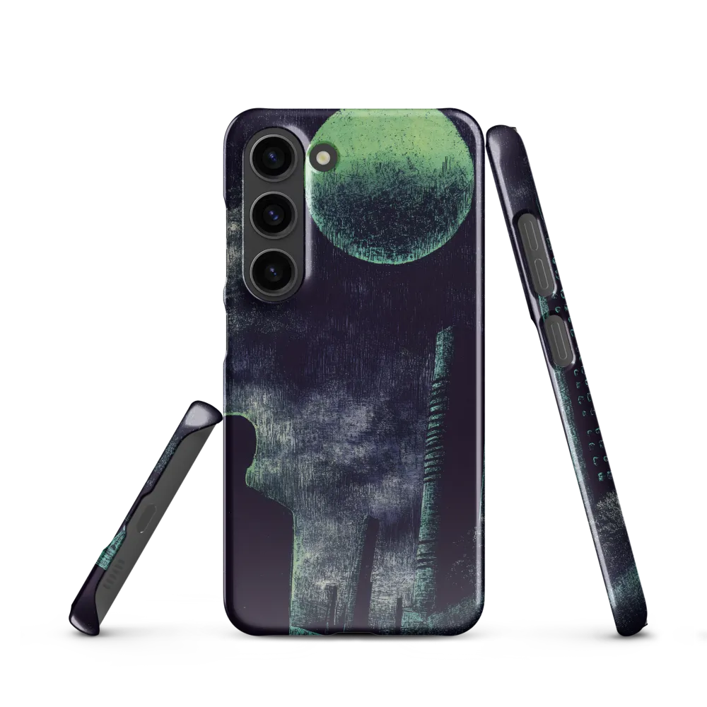 Lunar Solitude | Phone Case |  S23 | Snap Case | Glossy