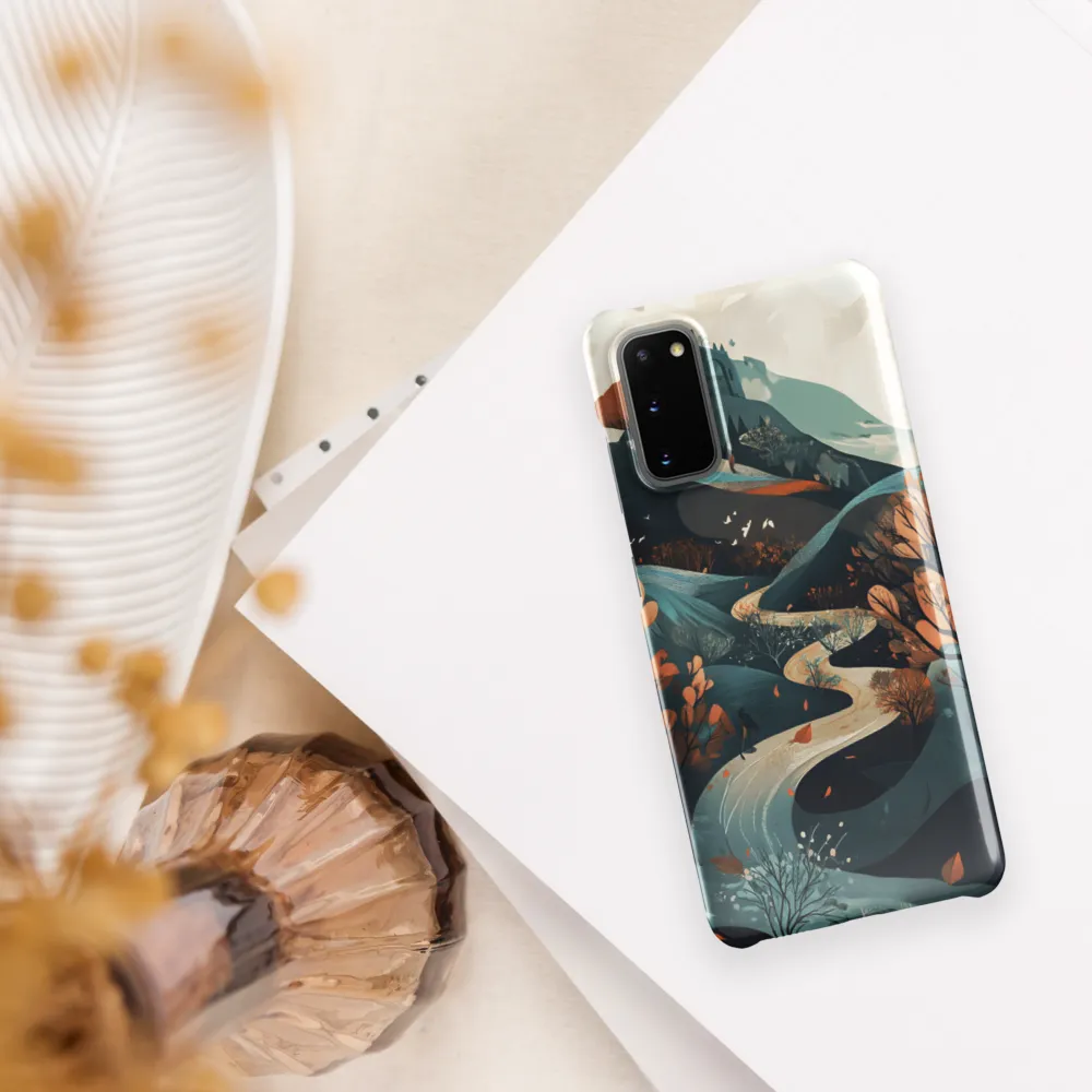 Whispers of Autumn: A Serene Journey | Phone Case |  S20 | Snap Case | Glossy