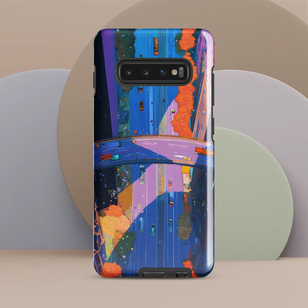 Urban Symphony: Aerial Reverie | Phone Case |  S10 Plus | Tough Case | Glossy