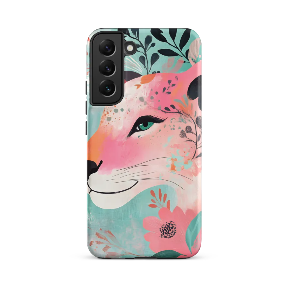 Whimsical Majesty: A Floral Lion