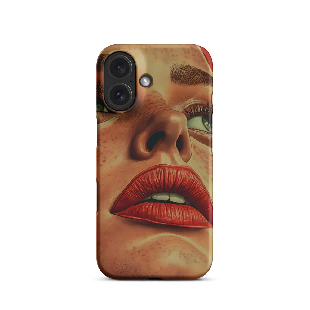Red Intensity: A Portrait of Elegance