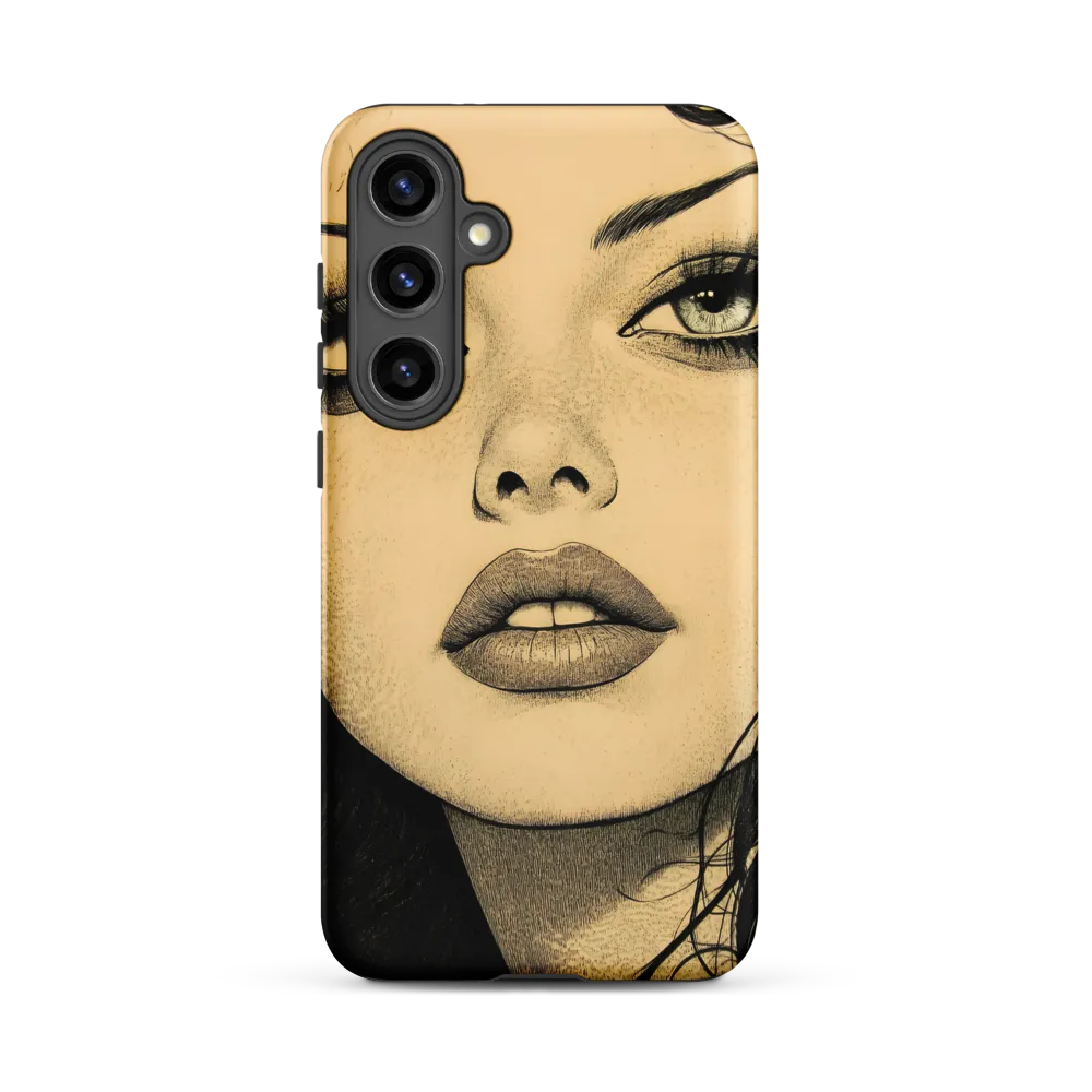 Enigmatic Gaze | Phone Case |  S24 Plus | Tough Case | Matte