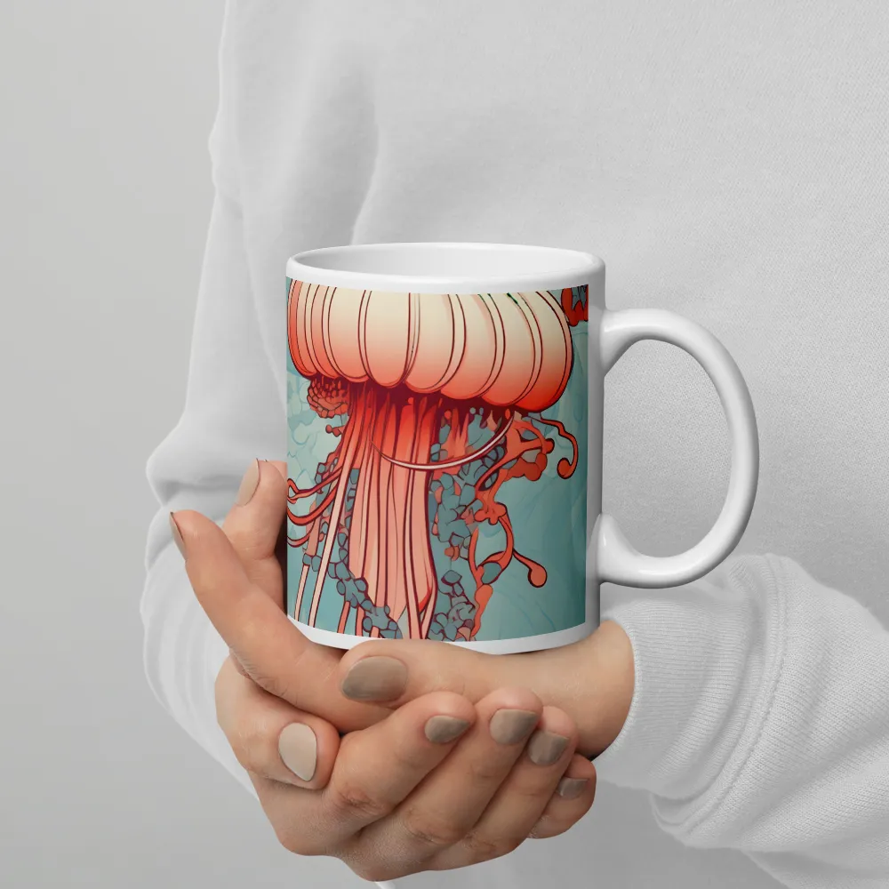 Ethereal Dance of Jellyfish | Mugs | Multiple Sizes & Colors