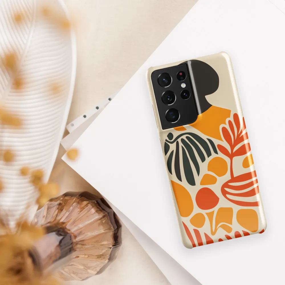 Silhouette with Botanical Cutouts