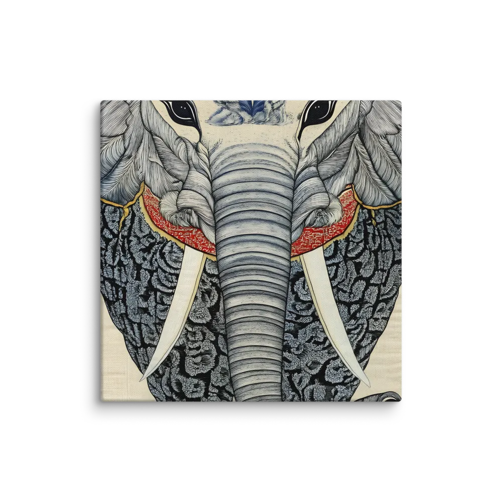 Majesty of the Elephant | Canvas | 16″×16″