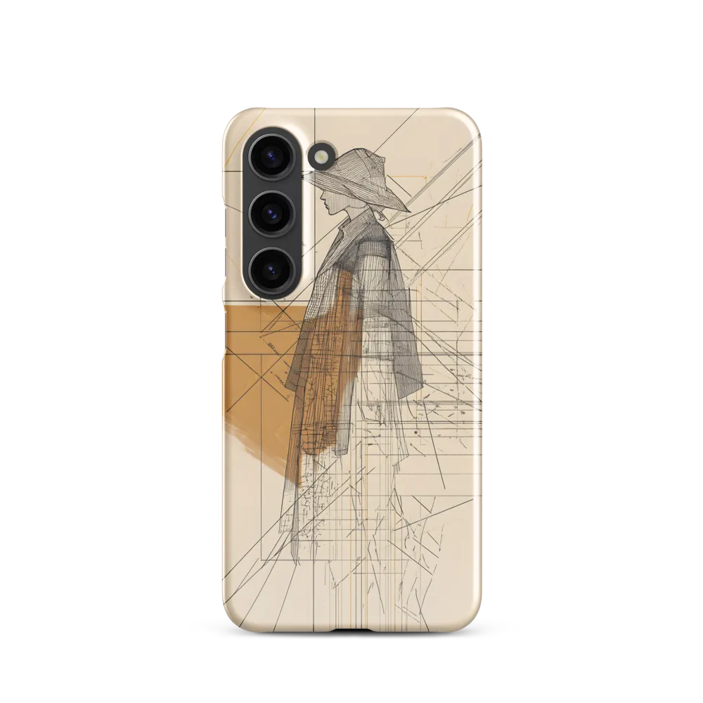 Abstract Profile: A Minimalist Exploration | Phone Case |  S23 | Snap Case | Glossy