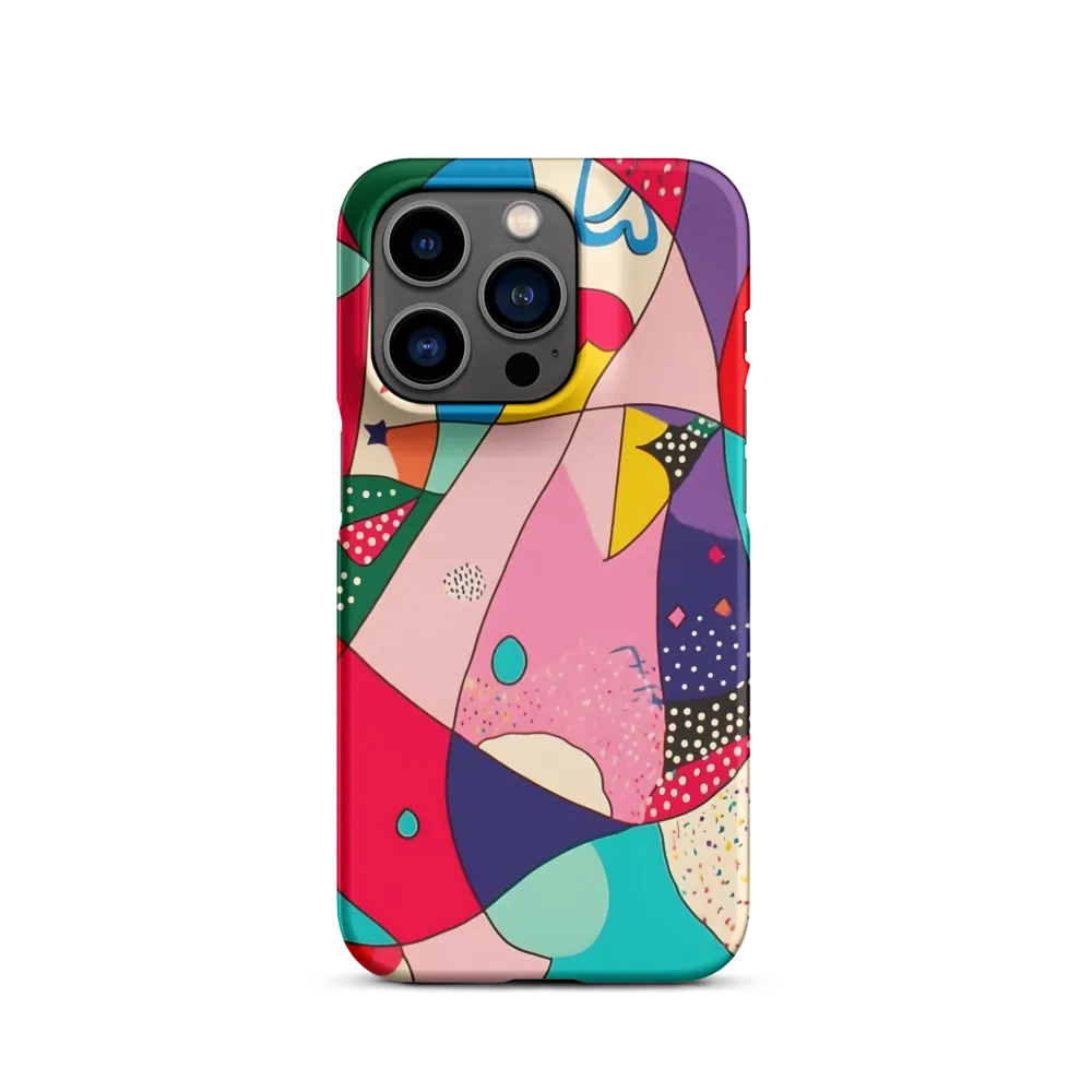 Playful Geometry in Color | Phone Case |  14 Pro | Snap Case | Matte
