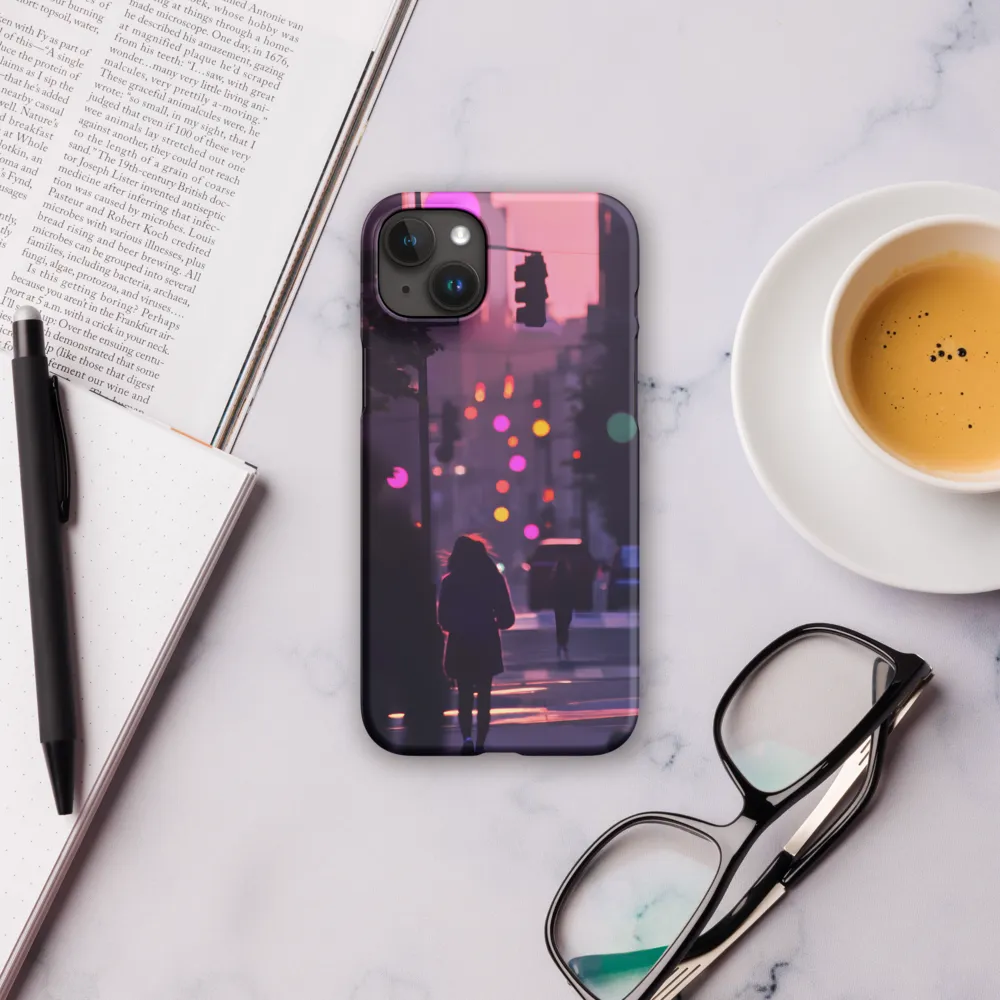 City Silhouettes at Dusk | Phone Case |  15 Plus | Snap Case | Matte