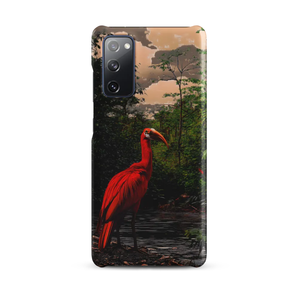 Enigmatic Elegance: The Scarlet Observer