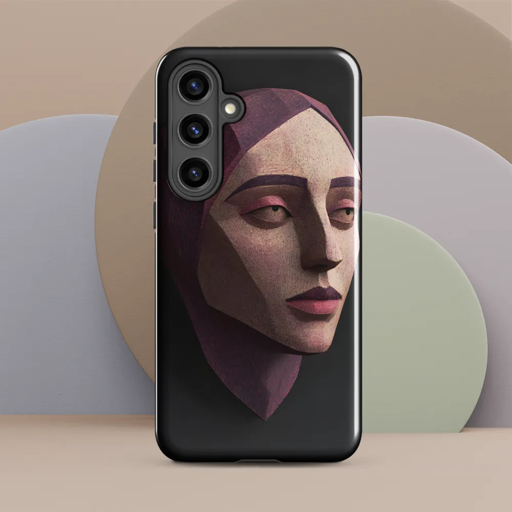 Geometric Elegance: A Contemporary Portrait