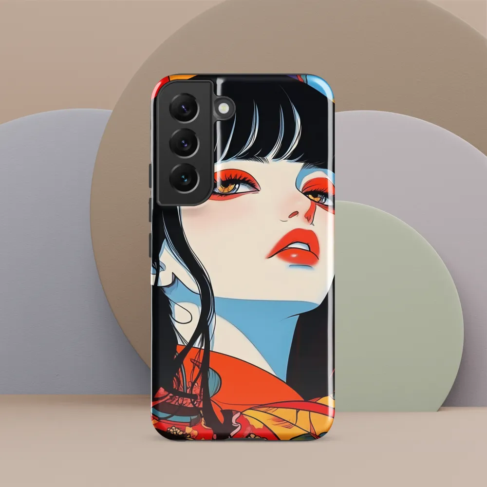 Vibrant Elegance | Phone Case |  S22 | Tough Case | Glossy