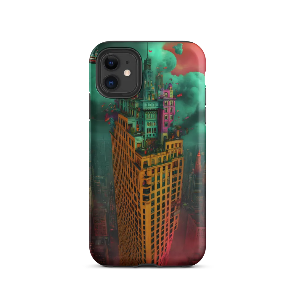 Architectural Dreams: A Surreal Cityscape | Phone Case |  11 | Tough Case | Matte