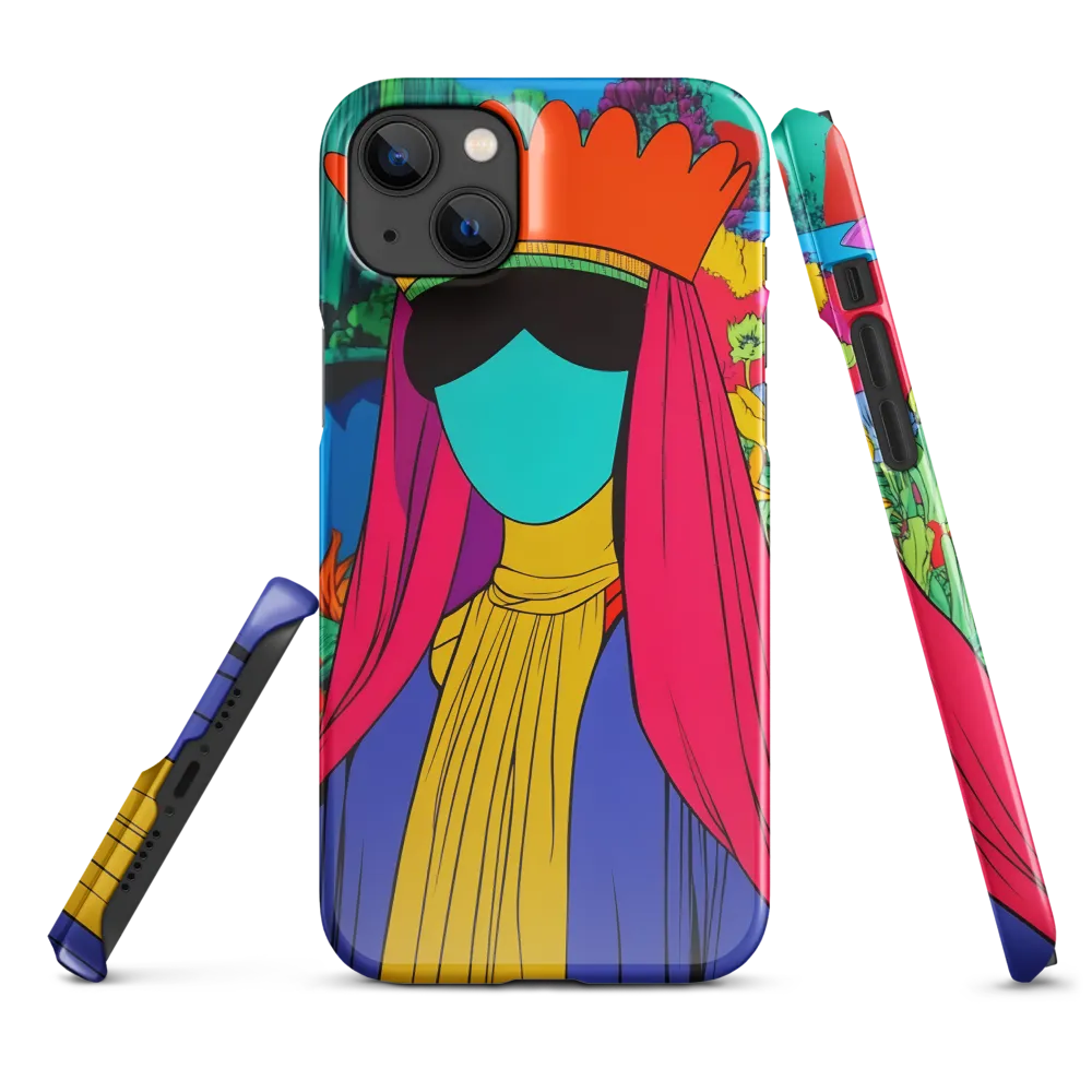 Crowned Surrealism | Phone Case |  14 Plus | Snap Case | Glossy