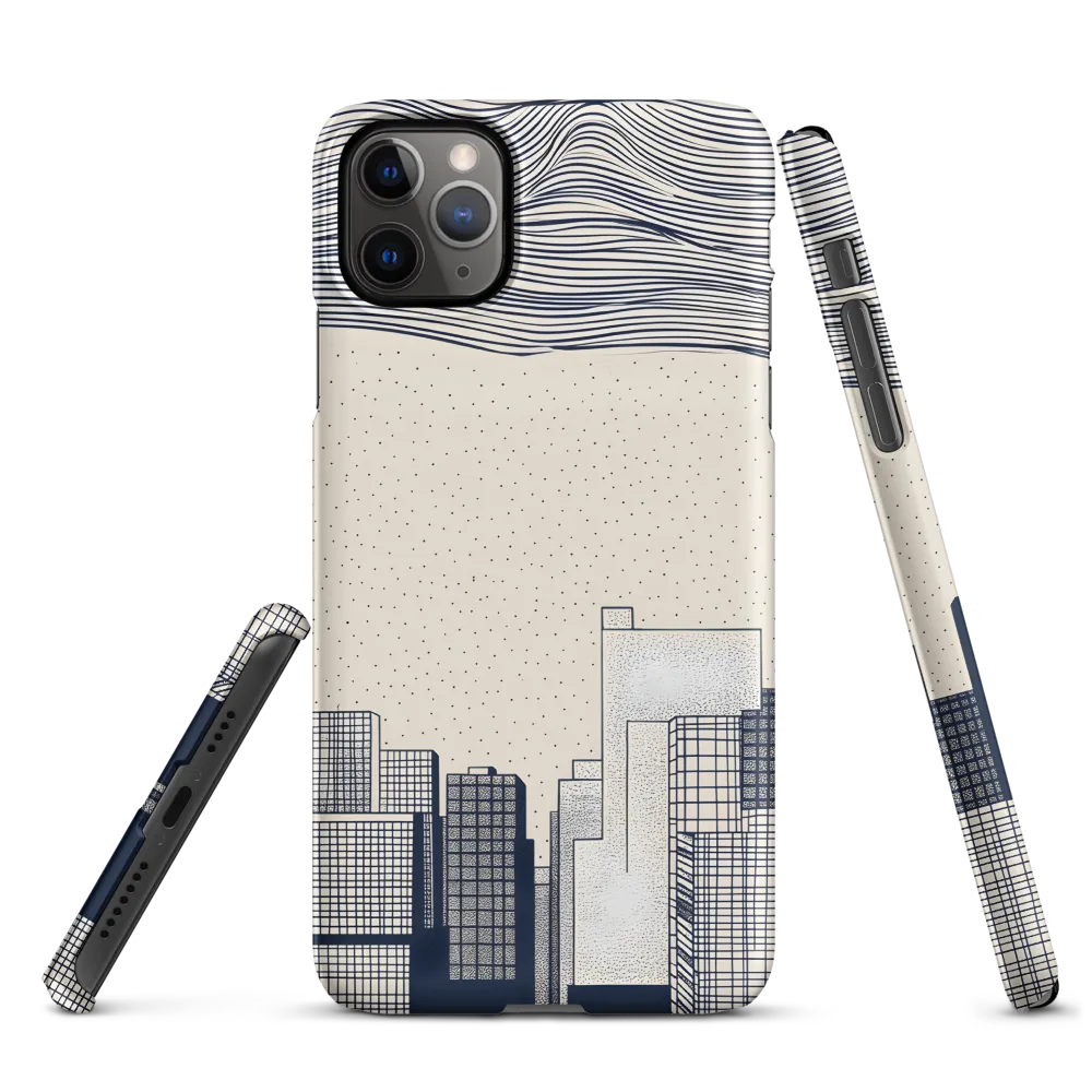 Urban Patterns: A Minimalist Skyline | Phone Case |  11 Pro Max | Snap Case | Matte