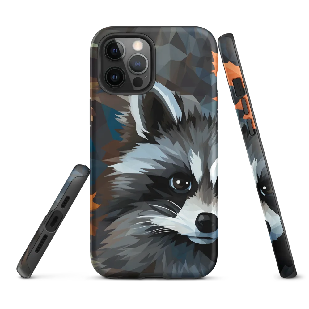 Whispers of Autumn: The Raccoon's Gaze