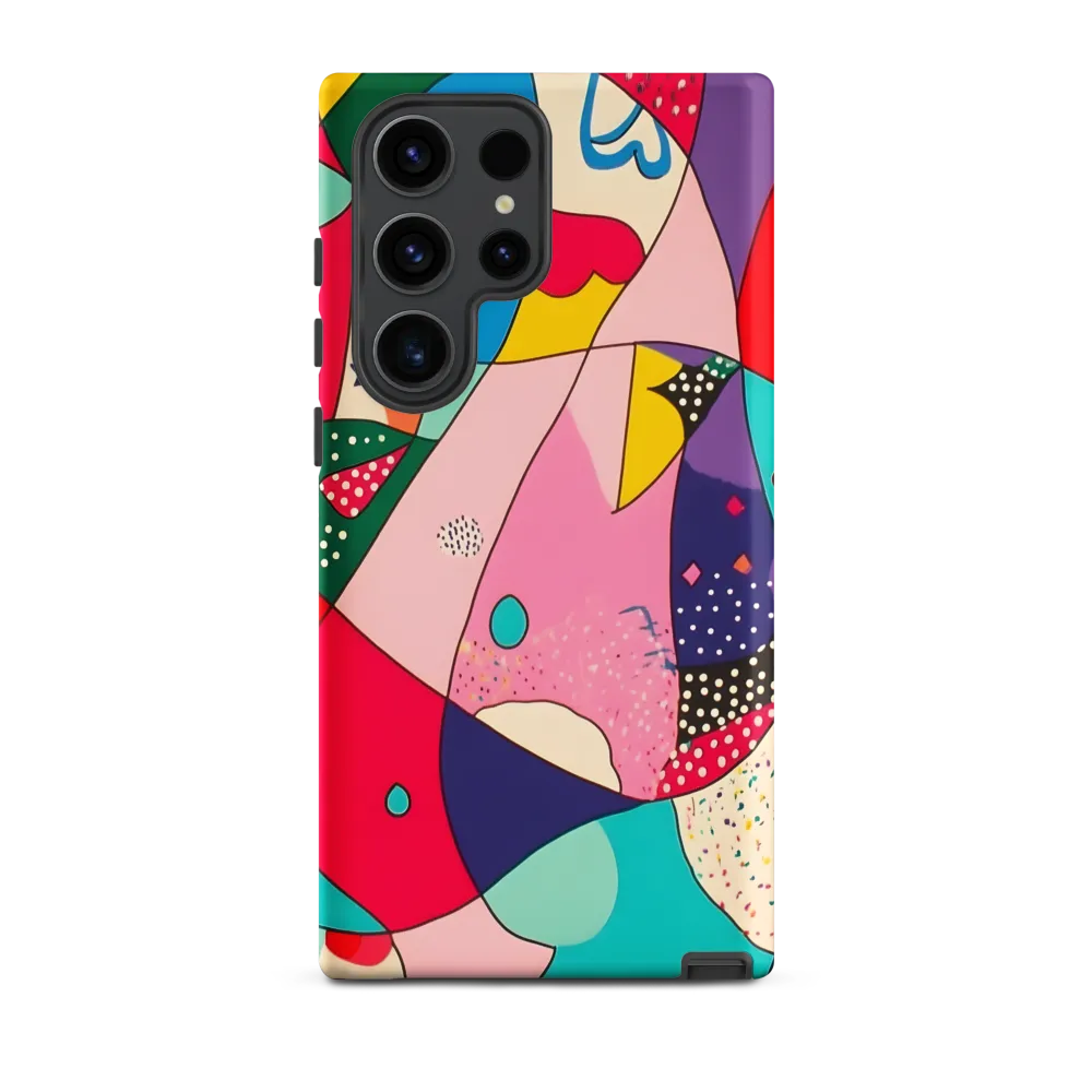 Playful Geometry in Color | Phone Case |  S23 Ultra | Tough Case | Matte