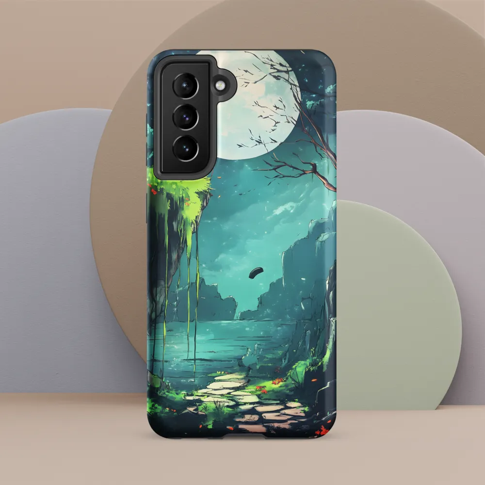 Moonlit Serenity: A Fantastical Landscape