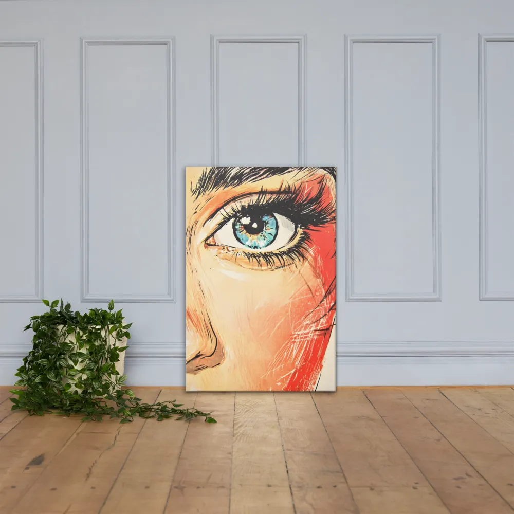 Gaze of Emotion | Canvas | 24″×36″