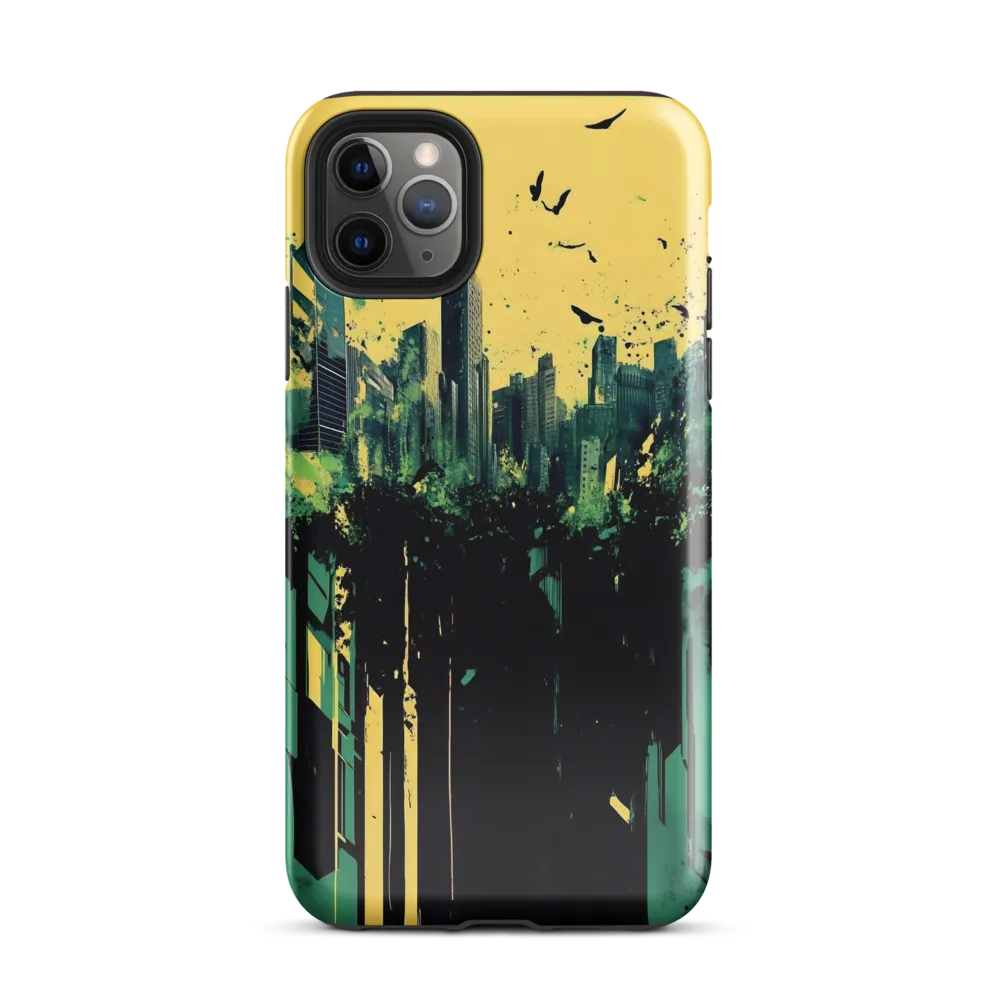 Urban Serenity: A Surreal Landscape | Phone Case |  11 Pro Max | Tough Case | Glossy