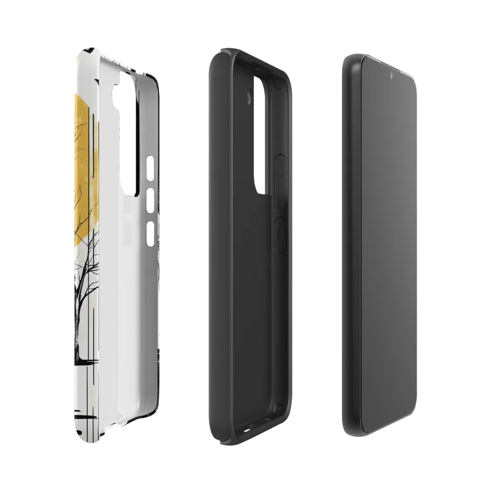 Solitude Under the Yellow Sun | Phone Case |  S22 | Tough Case | Matte