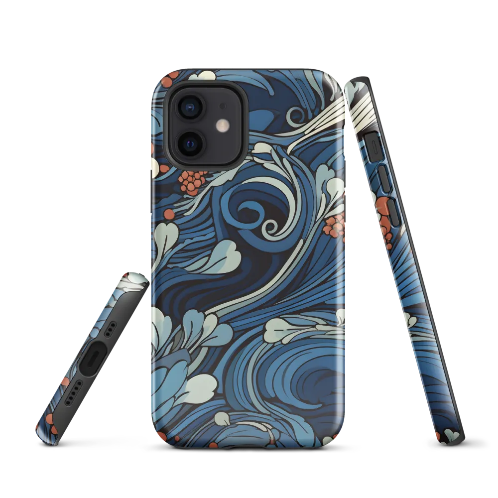 Nature's Elegance: An Oceanic Tapestry | Phone Case |  12 | Tough Case | Glossy