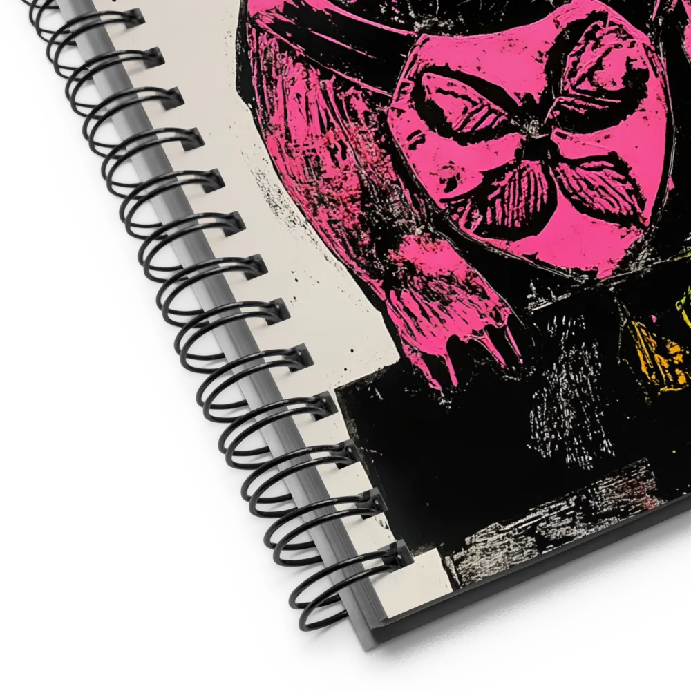 Vibrant Hearted Pig | Spiral Notebook