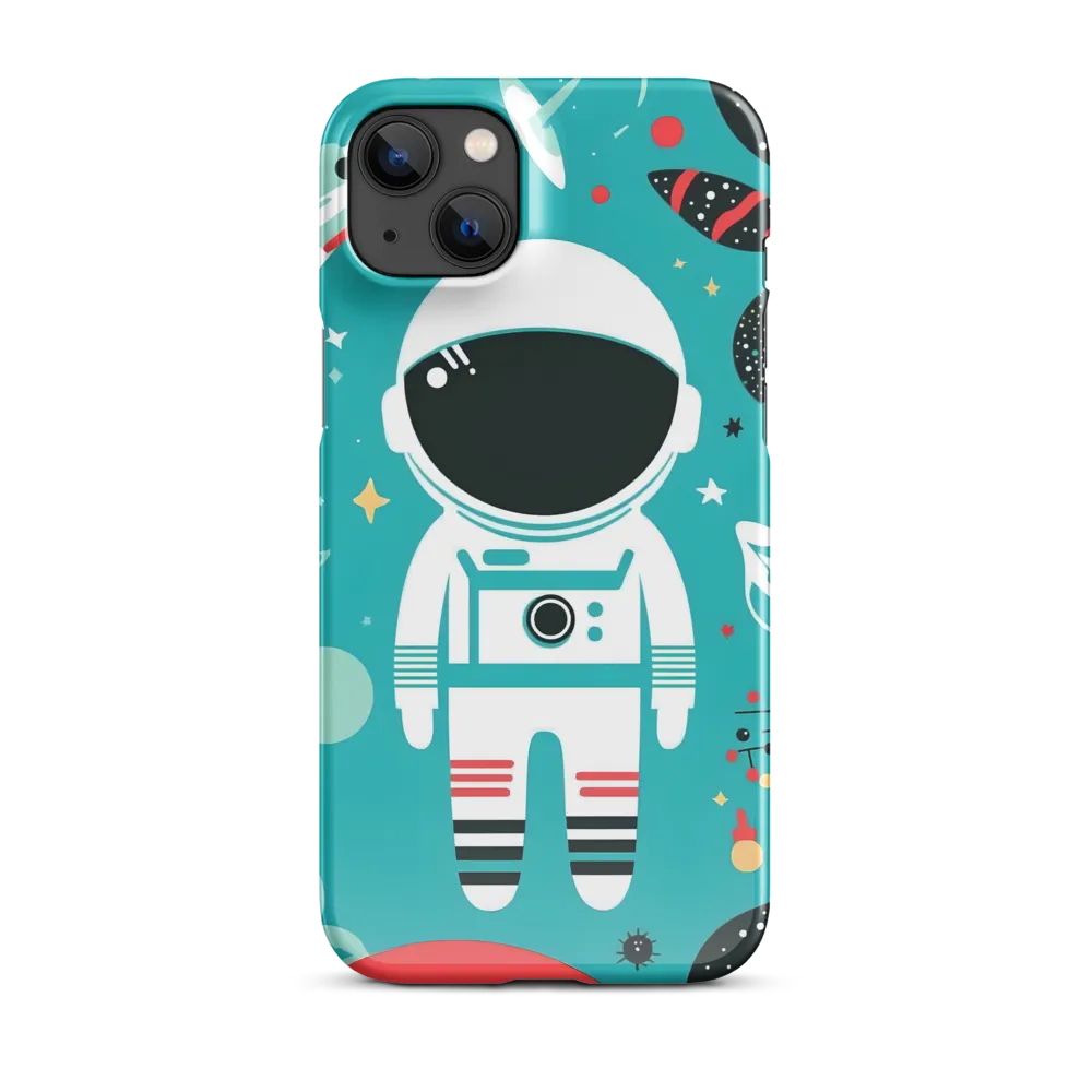 Whimsical Astronaut in Cosmic Wonderland