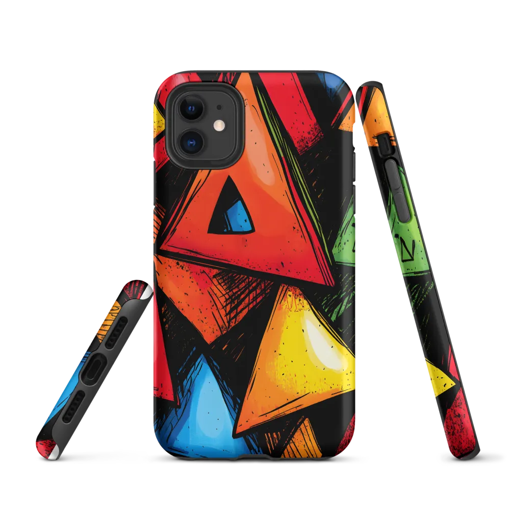 Vibrant Triangles in Abstract Harmony