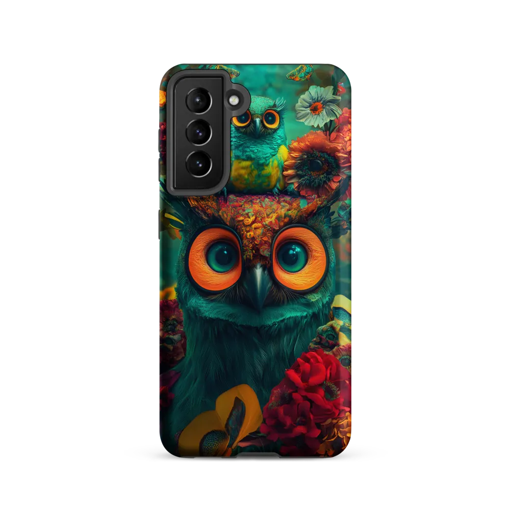 Majestic Harmony: The Floral Owl
