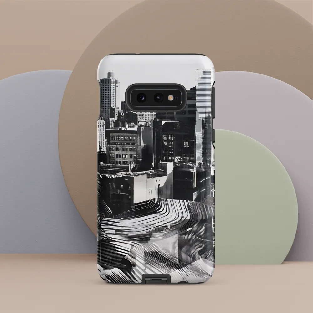 Urban Rhythm in Black and White | Phone Case |  S10e | Tough Case | Matte