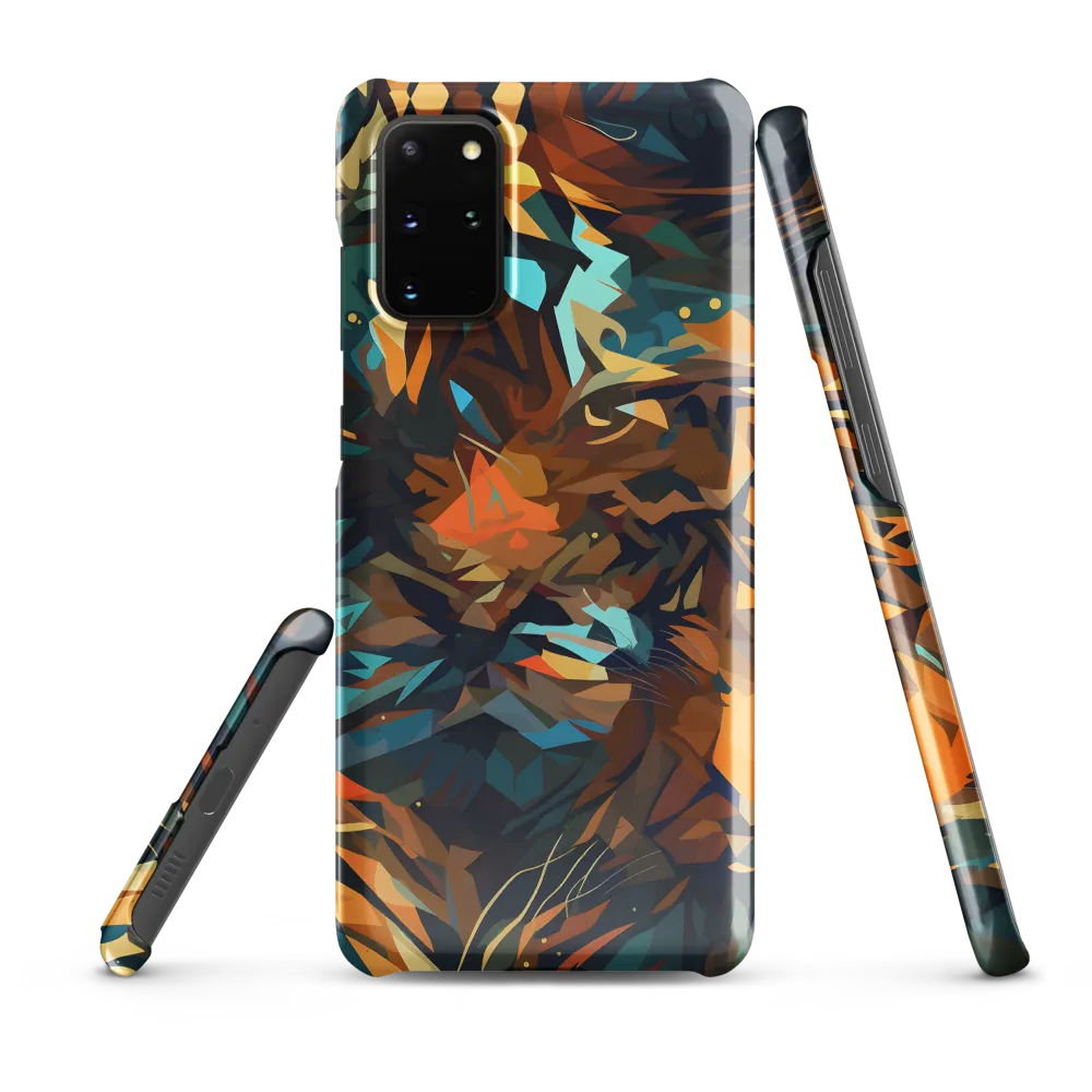 Wild Symphony: Abstract Tigers | Phone Case |  S20 Plus | Snap Case | Glossy