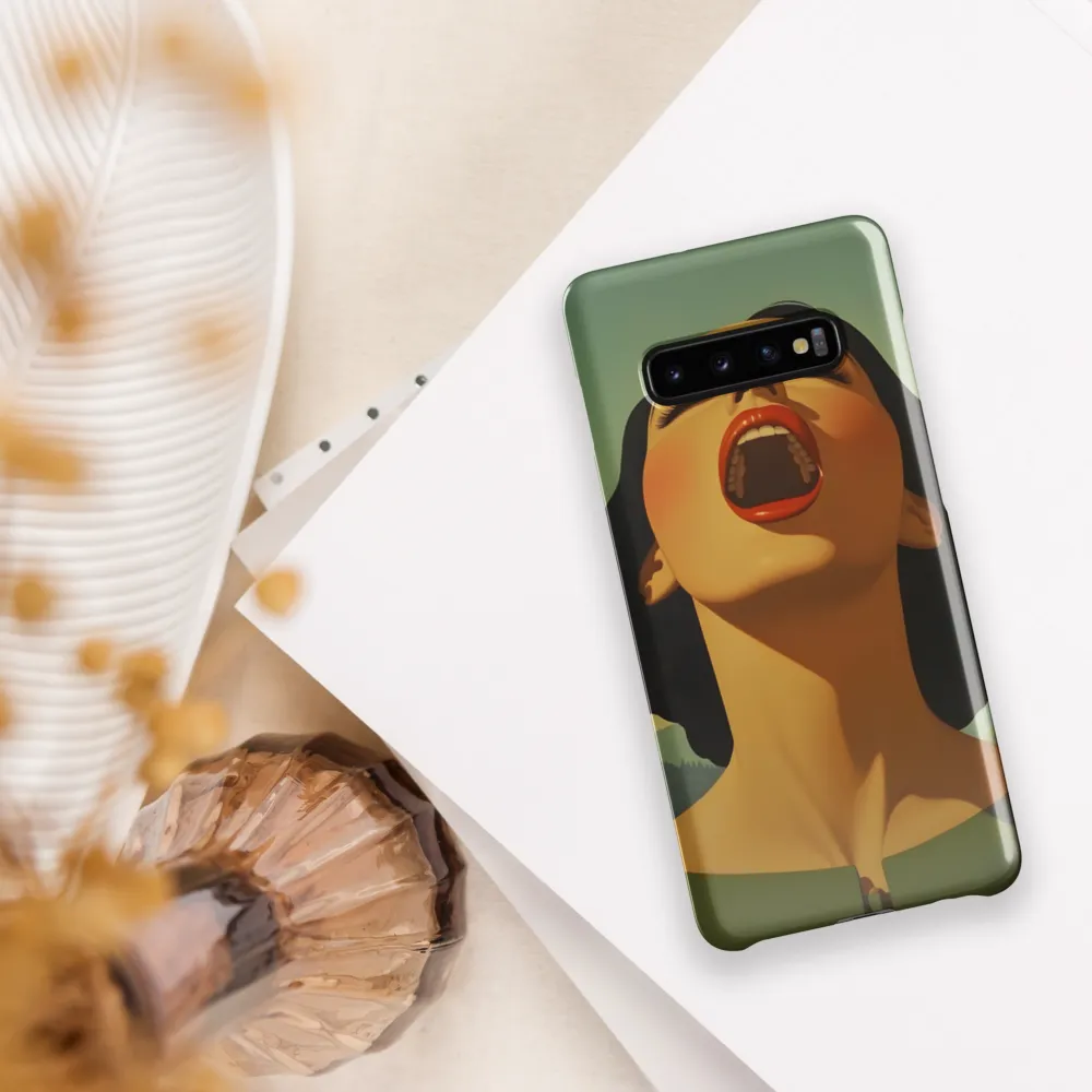 The Voice of Power | Phone Case |  S10 Plus | Snap Case | Glossy