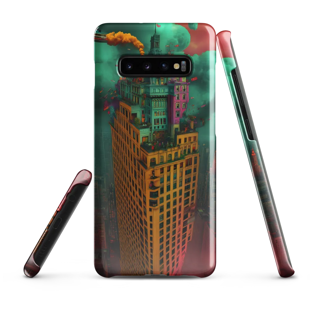 Architectural Dreams: A Surreal Cityscape | Phone Case |  S10 Plus | Snap Case | Glossy