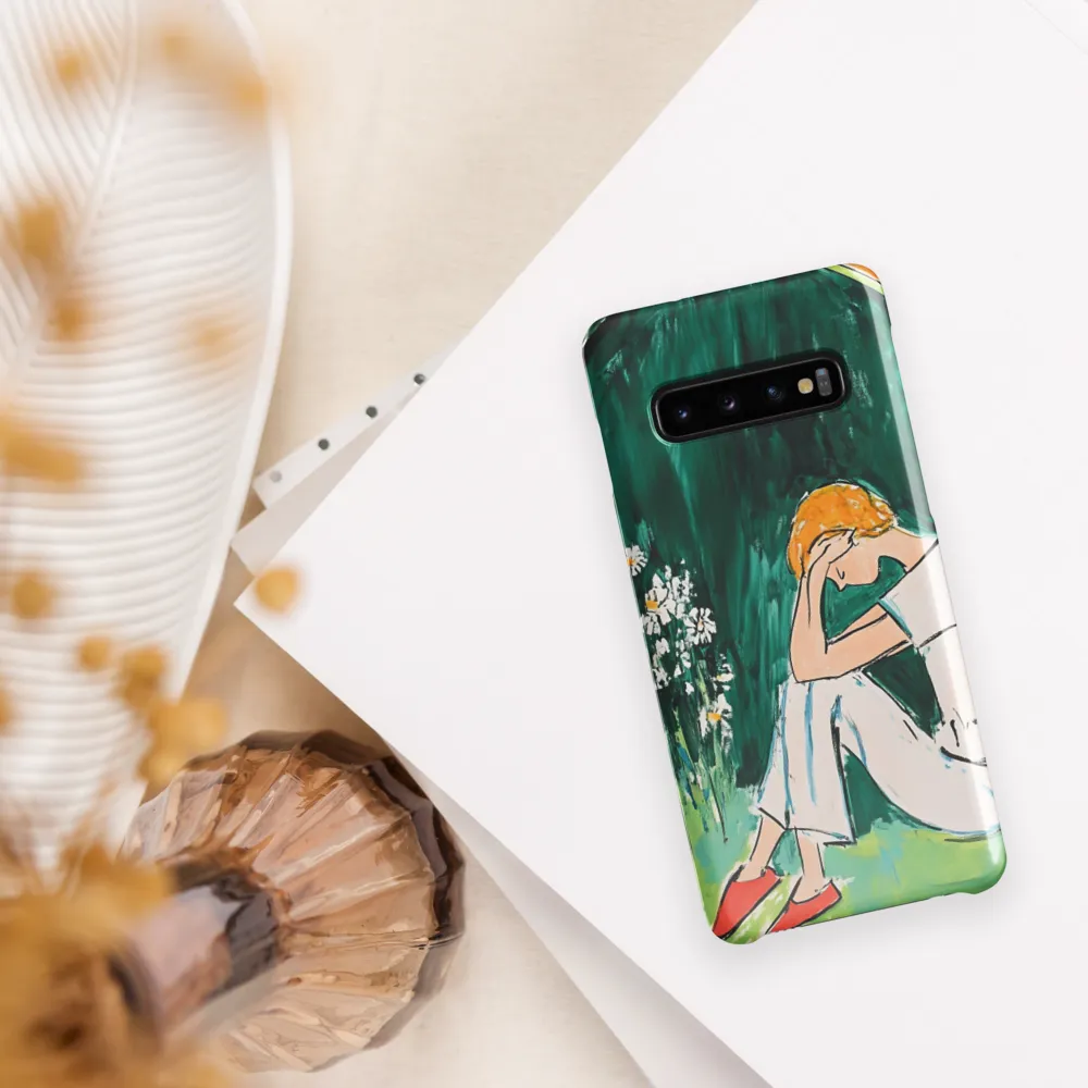 Silent Sorrow | Phone Case |  S10 | Snap Case | Glossy
